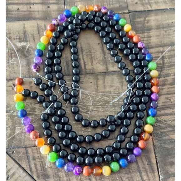 Onyx Chakra Bead Strand Bundle - Picture 3 of 5